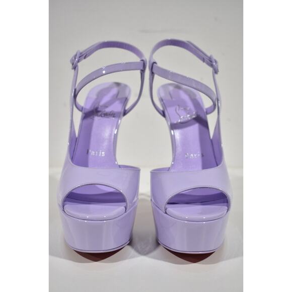 Christian Louboutin So Jenlove Alta 150 Purple Platform Sandal Heel Pump 42 - Picture 5 of 11
